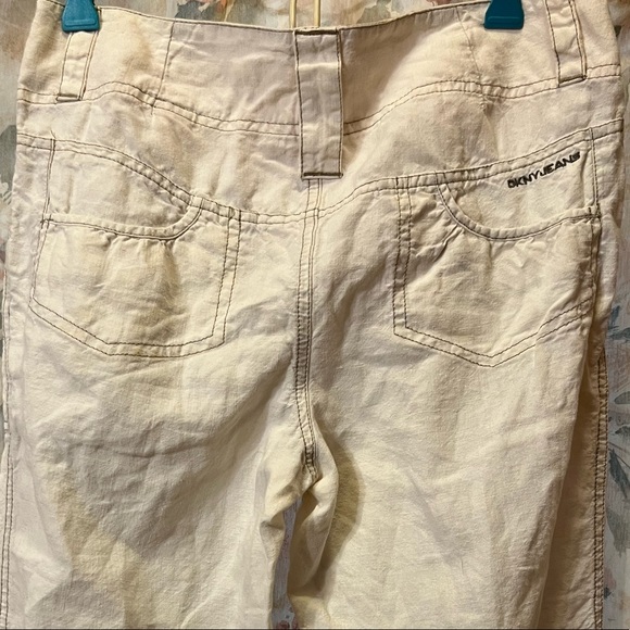 DKNY Linen Capris Size 2 - Picture 4 of 9